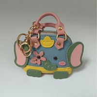 En gros, Mini sac à main de luxe nouvelle mode, porte-clés pendentif de créateur avec petits charms décoratifs, en cuir PU, support de sac