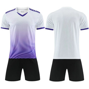 Seragam Sepak Bola Berkualitas Tinggi, Cepat Kering, Bernapas, 100% Poliester, Cetak Penuh, untuk Pria - Product Image 6