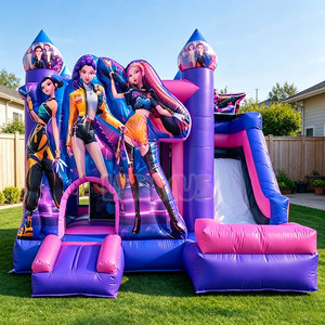 Nuevo Castillo Inflable Comercial K-POP Demon Hunters, Castillo Inflable para Niños, Alquiler para Fiestas al Aire Libre, Casa de Brinco - Product Image 4