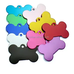 Manufacturer Wholesale Double-sided Custom Printed Metal Personalized Pet ID Tags Dog Tag
