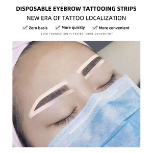 Autocollants jetables pour microblading et façonnage des sourcils, pochoirs adhésifs, <span class=keywords><strong>tampons</strong></span> de tatouage pour sourcils, ruban adhésif pour sourcils aérographe - Product Image 2