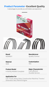 حلقة مكبس HENWEIT مقاس 120.00 مم لمحرك TAD950 6 رقم 03876N0 02KR54500 - Product Image 4