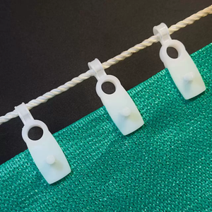 Clip de <span class=keywords><strong>fixation</strong></span> multi-usage en nylon robuste <span class=keywords><strong>pour</strong></span> bâche, filet d'ombrage, serre, auvent, tente, toile - Product Image 3