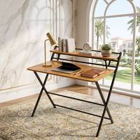 Bureau pliable portable et peu encombrant 80 50 75 cm pour dortoir et appartement