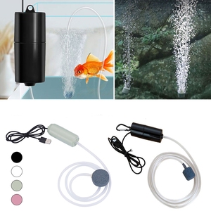 USB 미니 어항 산소 펌프 에어스톤 포함 친환경 플라스틱 어항 에어 펌프 무소음 에너지 절약 - Product Image 2
