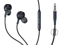 Earphone Stereo Berkabel dengan Jack Audio Aux 3.5mm dan Headset Hands-Free MIC untuk Musik, Kompatibel dengan Perangkat Elektronik
