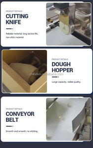 Automatic Pizza Dough <b>Bread</b> Bun Slicer Divider <b>Cutter</b> Rounder Machine for Sale - Product Image 5