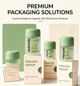 Botella Premium en Forma de Cápsula de 200 ml, Envase Redondo Esmerilado para Cápsulas, Botella para <span class=keywords><strong>Pastillas</strong></span>, Botellas Vacías Personalizadas para Suplementos Negros con Caja - Product Image 2