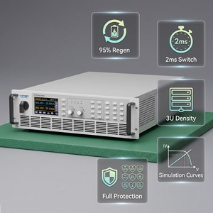 LoiTest PBS 2800-25L 6kW แหล่งจ่ายไฟแบบตั้งโปรแกรมได้สองทิศทาง 800V 25A 3U ความหนาแน่นสูง |   อัตราผลตอบแทนการลงทุนในระบบกู้คืนพลังงานแบบรีเจนเนอเรทีฟ - Product Image 6
