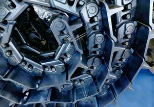 בניית רשת מחפר חלקי חילוף חלקי חילוף מסלול נעלים נעלי מסלול קו הרכבה עבור hitachi קטרפילר komatu היונדאי - Product Image 5