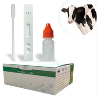 Kit de détection rapide de la grossesse précoce chez le bovin Chuangxingwell SemiQ, bandelette de test sanguin entier CX-PAG pour usage commercial et domestique, 2 ans