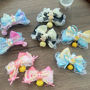 กิ๊บติดผมลายการ์ตูนสำหรับเด็กวัยหัดเดินกิ๊บติดผมรูปโบว์ลูกไม้แสนสวยสำหรับเด็ก - Product Image 4