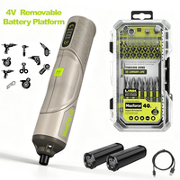Mini Destornillador Inalámbrico Recargable de 4V 3.6V 3.7V con Batería de Iones de Litio Extraíble y Reemplazable, Herramienta Eléctrica para Bricolaje