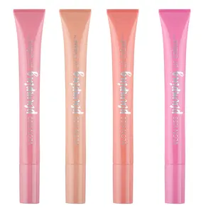 Custom Logo Pink Black Silver Clear Lid Lipgloss Tube Private Label 3ml 5ml 8ml Empty Squeeze Lip Gloss Lip Balm Tube