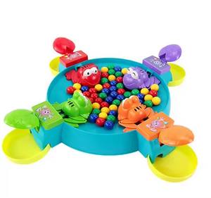 <span class=keywords><strong>Juego</strong></span> de mesa para fiestas Alimentación de ranas hambrientas Juguetes de escritorio Bola Comer frijoles para niños jugando - Product Image 1