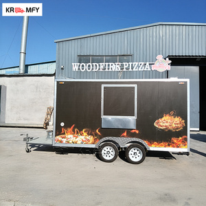 Camion de restauration mobile, remorque, barbecue, grillades, bonbons, snacks, restauration de rue, équipement de cuisine extérieure, hot-dogs - Product Image 5