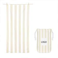 Custom High Quality Print Beach Towels With Logo Water Absorption Sand Free Custom Microfiber Beach Towel