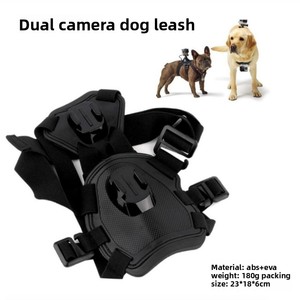 Arnés de pecho ajustable para perros con correa para cámara GoPro, ideal para grabar la acción de tu mascota. - Product Image 2