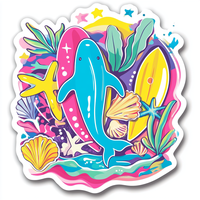 Dolphin Country Beach Style 3D Aimant en résine fortement magnétique Combinaison de métal acrylique pour réfrigérateur de bureau à domicile promotionnel
