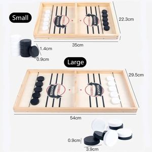 Juego de Futbolín, Hockey de Mesa, Catapulta, Juego Interactivo para Padres e Hijos, Juego de Mesa de Madera para Interiores, Juguete de Lanzamiento de Discos para Niños - Product Image 6