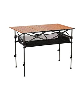Directo de fábrica portátil diseño moderno aluminio huevo rollo mesa plegable Camping al aire libre Picnic muebles al por mayor muebles de Metal - Product Image 1
