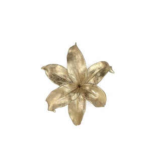 Hàng Xuất Khẩu Chất Lượng Sang Trọng Trang Trí Nội Thất Miếng Phụ Kiện Trang Trí Nội Thất Vàng Nhựa Hoa Trang Trí Tường Điêu Khắc - Product Image 4