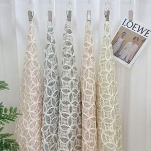 Tela de Tul de Malla Alta de 3 mm con Lentejuelas Bordadas en 2 Colores, <span class=keywords><strong>130</strong></span> cm de <span class=keywords><strong>Ancho</strong></span>, para Vestuario de Escenario, Nueva de Fábrica - Product Image 2