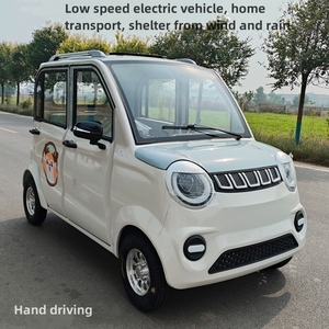 Voiture Électrique Mini Eco pour Adultes, Nouvelle Énergie <span class=keywords><strong>Automobile</strong></span>, 1000W, Radio FM, Petite Voiture Électrique à Quatre Roues pour Personnes Agées, Entièrement Fermée - Product Image 6