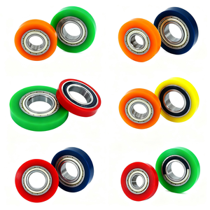 מותאם אישית רולר פוליאוריטן נושאת הרגל מפעל ייצור קשיות אופציונלי סיליקון רולר גומי סיליקון - Product Image 4