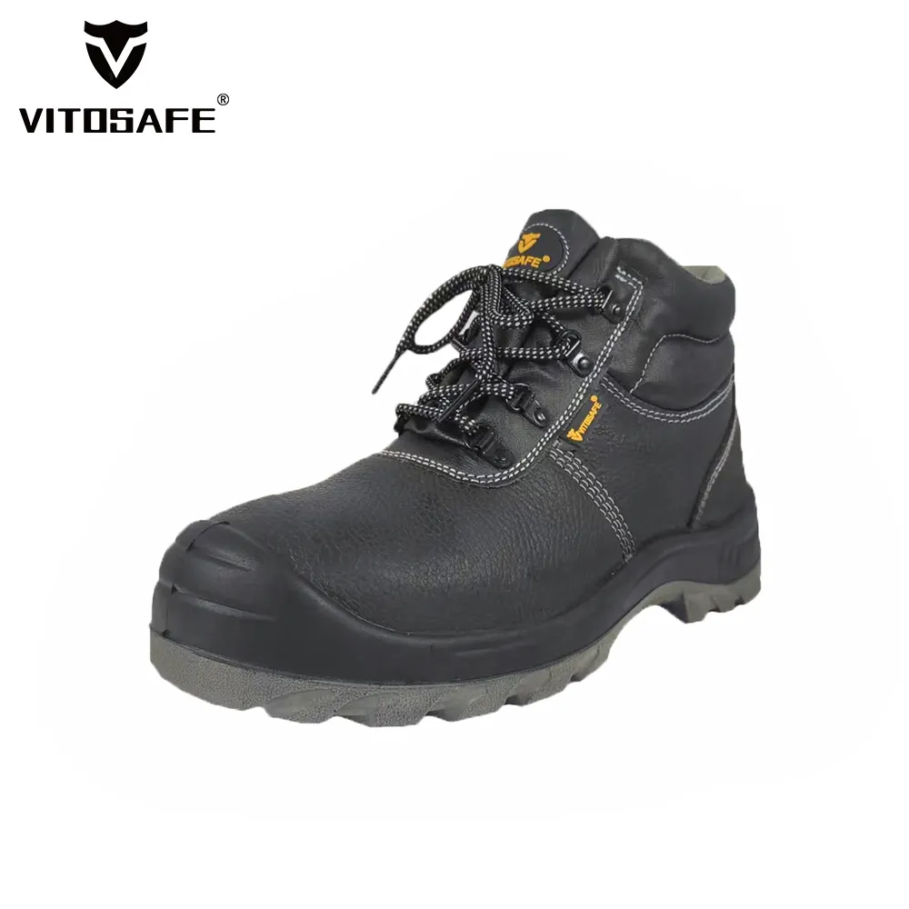 Endüstriyel emek koruma Zapatos de punta ridad punta de acero iş güvenliği botları erkekler için güvenlik ayakkabıları