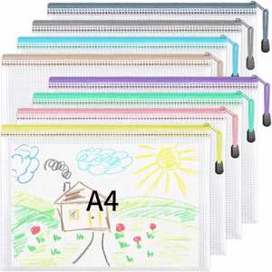 Eco Friendly File <b>Bag</b> Business Storage Contract Pouch Space Saving Plastic Folder PVC Mesh Zipper Organizer - Product Image 1