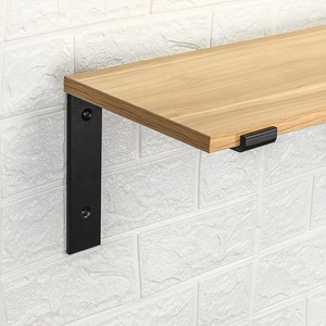 Rustic Scaffold Board Heavy Duty <strong>Shelf</strong> Brackets/Shelving Industrial Iron/Steel - Product Image 4