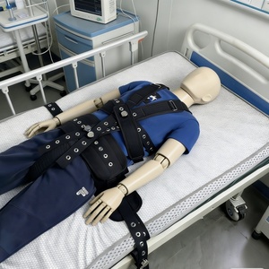 Ensemble de contention 3-en-1 pour épaules, taille et entrejambe, ceinture de positionnement patient à verrouillage magnétique, dispositifs de contention pour lit patient pour soins agités et <span class=keywords><strong>BDSM</strong></span> - Product Image 6