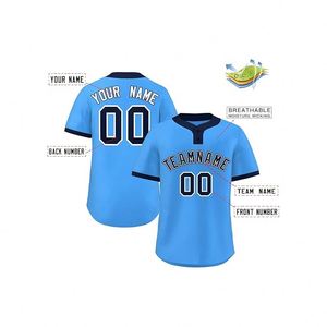 Factory Wholesale Custom logo <b>Baseball</b> Shirts Sublimation <b>Baseball</b> Jersey Quick Dry Breathable <b>Baseball</b> Jersey - Product Image 2