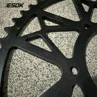 Pignon durable à 52 dents, roue à chaîne en acier inoxydable 440C, anti-déformation, pour moto électrique Surron Ultra Bee, argent