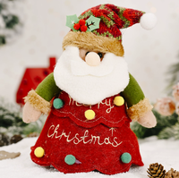 Weihnachtsbaum-Dekorationen Weihnachtsapfel-Geschenkbeutel mit Kordelzug Weihnachtsdekorationszubehör Weihnachtsgeschenktüten