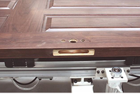 Machine de perçage de trous de serrures et de fentes de charnières pour portes en bois, CNC intelligente et robuste, haute efficacité, pour la fabrication de portes