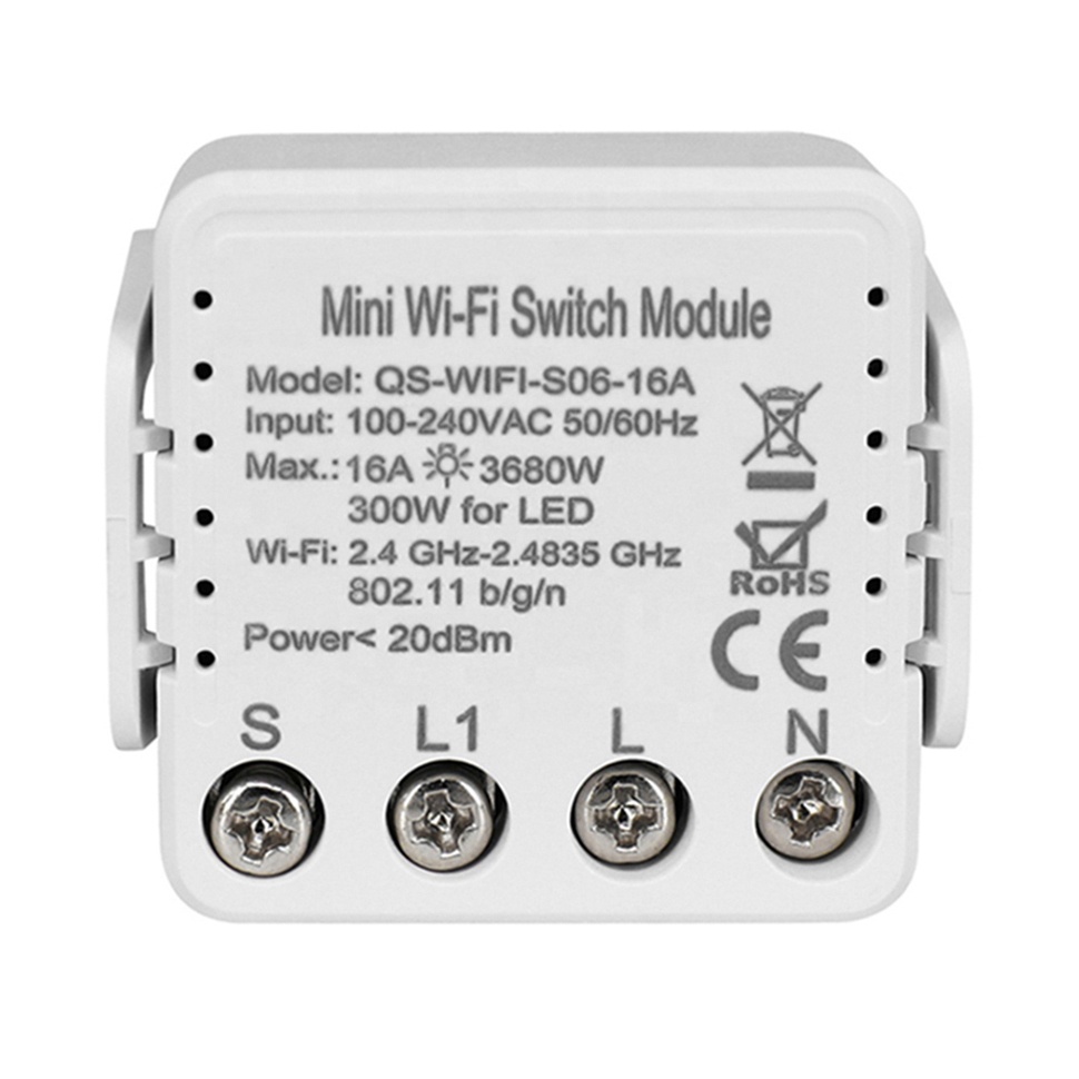 Amazon 240V 16A 3680W Европейский стандарт общий умный беспроводной пульт дистанционного управления wifi модульный переключатель