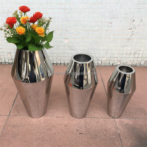 กระถางดอกไม้สแตนเลสขนาดเล็กแบบตั้งโต๊ะและแจกันตั้ง<span class=keywords><strong>พื้น</strong></span>สีสันสดใสสำหรับตกแต่งบ้านกระถางต้นไม้ในร่ม<span class=keywords><strong>วัสดุ</strong></span>โลหะ - Product Image 2