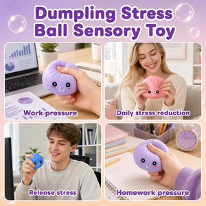Juguete Antiestrés de Peluche con Forma de Bollo al Vapor, Suave, Elástico, No Pegajoso, Realista, Tipo Comida, para Descomprimir, Hecho en Zhejiang - Product Image 6