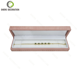 Wholesale Luxury Velvet Packaging Box <b>Cheap</b> Jewelry Packing Case Jewelry Organizer Storage <b>Gift</b> <b>Boxes</b> - Product Image 5