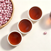 Pâte de thé noir instantané à la rose de haute pureté, extrait de thé solide concentré de qualité supérieure pour la personnalisation en gros