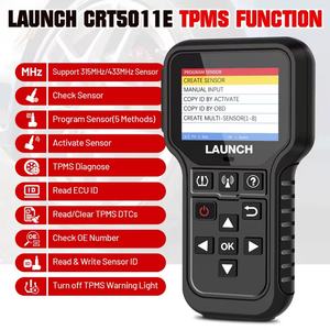 Outil de diagnostic et d'activation du système de surveillance de pression des pneus LAUNCH CRT5011E, lecture et écriture des ID de capteur TPMS, détecteur Pk X431 Tsgun - Product Image 3