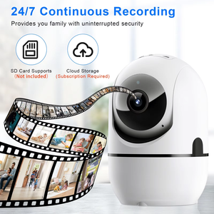 Hot bán 2.4GHz/5GHz Wifi trong nhà máy ảnh 24/7 liên tục ghi âm ứng dụng điều khiển từ xa bé giám sát máy ảnh không dây - Product Image 2