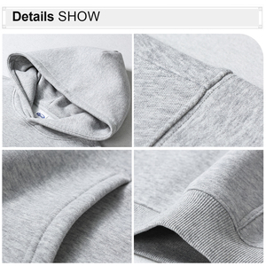 Chất Lượng Cao Quá Khổ Drop Shoulder Hoodie Stringless Nặng Trọng Lượng Biểu Tượng Tùy Chỉnh Bông Polyester Stringless Người Đàn Ông Của Áo - Product Image 3