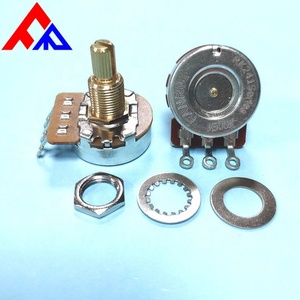 Powerful Manufacturer Directly Sells Metal Copper Shaft Full Size Electric Guitar Potentiometer 24MM - Product Image 2