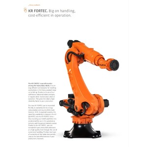 KR QUANTEC PA Impression 3D, fabrication additive, commande servo-électrique 5 axes IP65, capacité de charge 120-240 kg, portée - Product Image 3