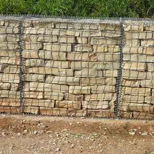 Erozyon kontrolü kıvrımlı kare <span class=keywords><strong>Gabion</strong></span> kutusu bükme/PVC kaplı galvanizli <span class=keywords><strong>Gabion</strong></span> ile istinat duvarı - Product Image 2