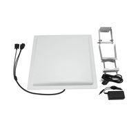 Antena RFID UHF de 902-928mhz, 12dbi, Material ABS, Lector R2000, Lector Fijo de Largo Alcance