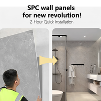 Panneaux muraux décoratifs de luxe modernes pour salle de bain et cuisine, panneaux muraux imperméables